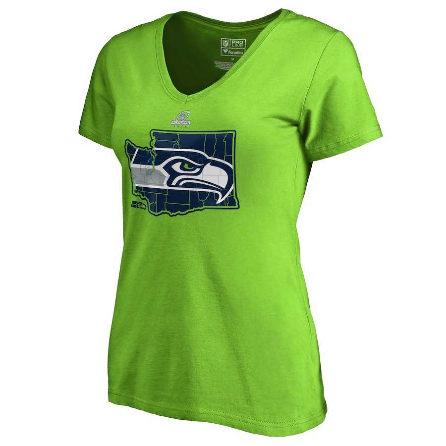 Women Seahawks Green 2018 NFL Playoffs T-Shirt,We sell and wholesale Women Seahawks Green 2018 NFL Playoffs T-Shirt on line form chian!